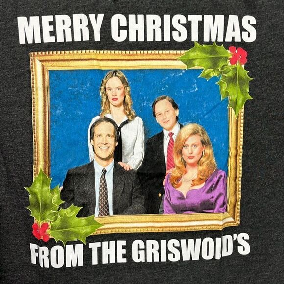 National Lampoon Griswold Christmas Card Shirt Sz Large - Picture 2 of 3